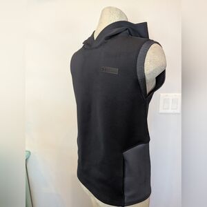Under Armour Black Sleeveless Active Hoodie Men's XS/S Youth L